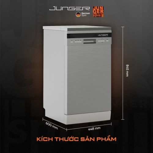 Máy rửa bát độc lập Junger DWJ-450 6 Kích thước bên trong máy rửa bát độc lập Junger DWJ-450