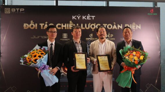 Junger ký kết đối tác toàn diện với Bếp Hoàng Cương