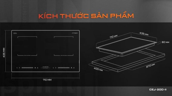 kich thuoc bep tu doi junger cej 200 ii lap am